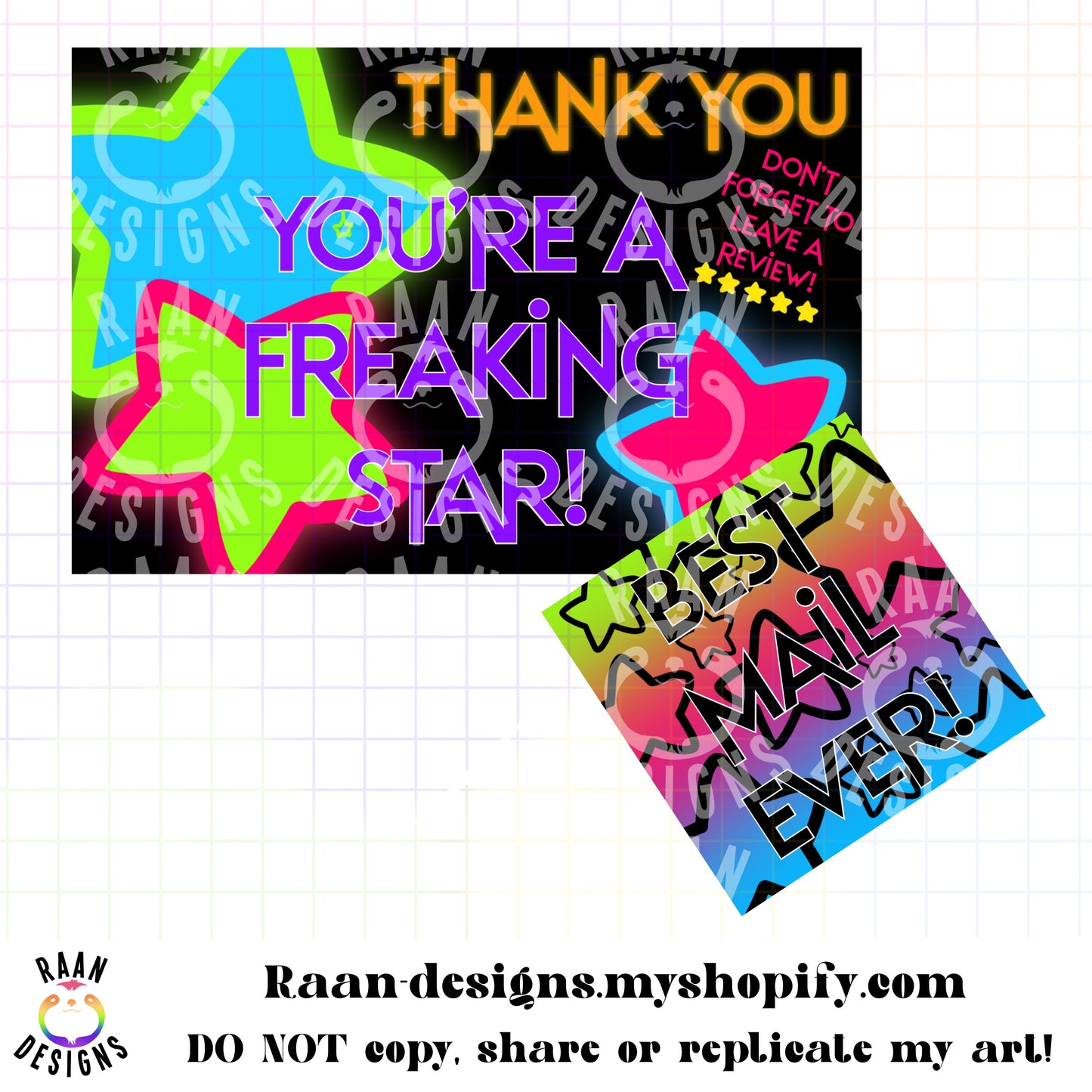 Neon Star-Thank You