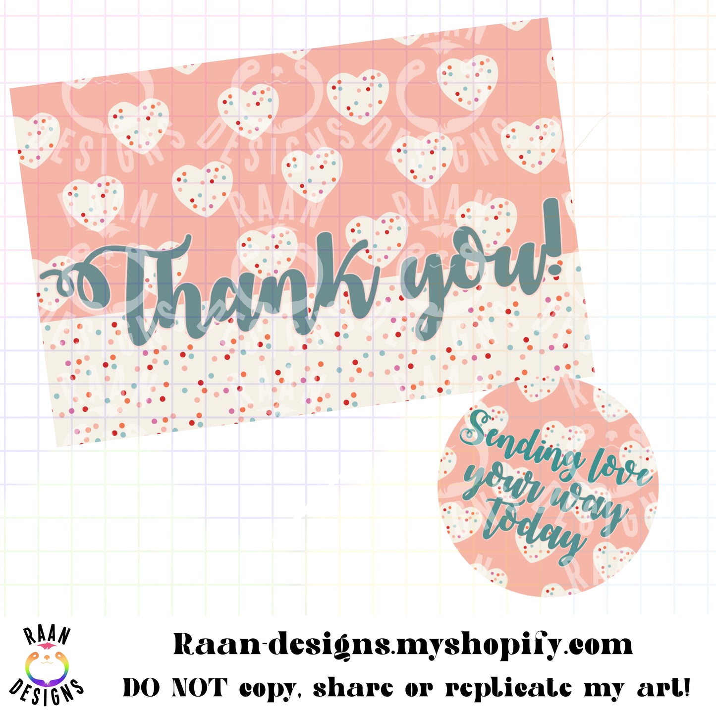 Sending Love Your Way-Sticker