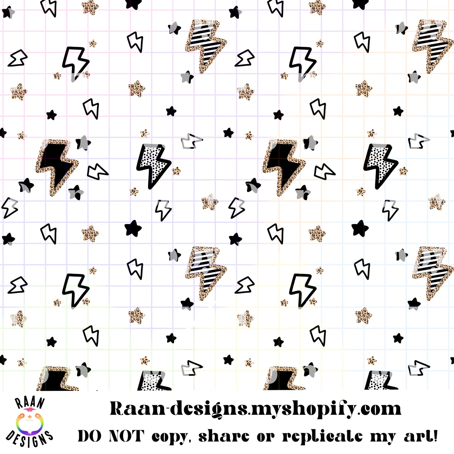 Black and Cheetah Theme Background Bundle