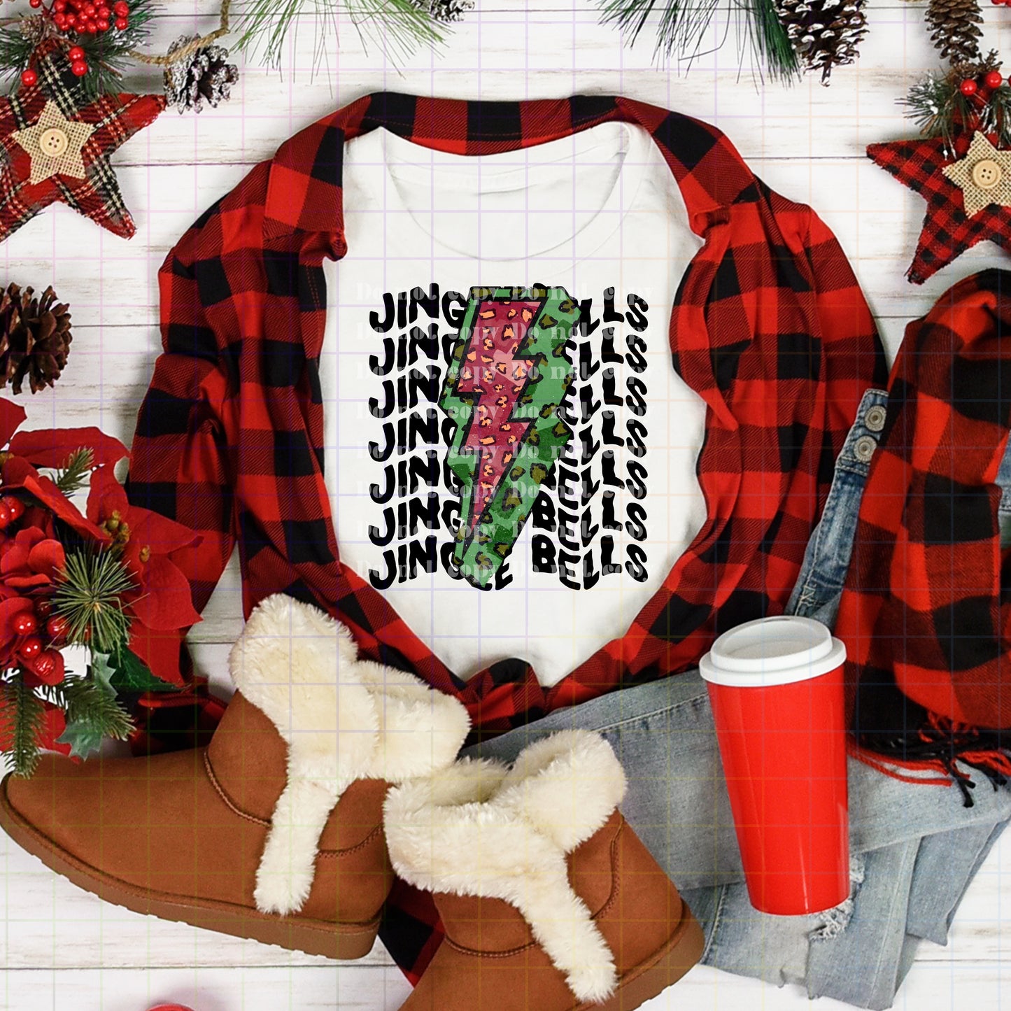 Jingle Bells Cheetah Print
