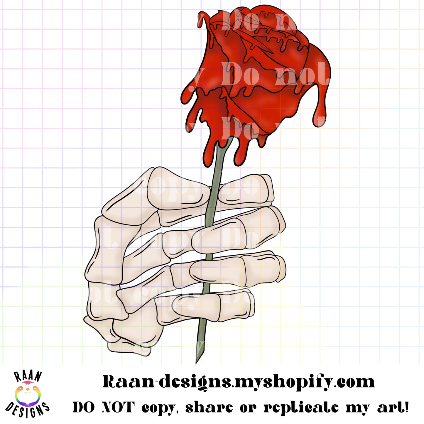 Skelly Melted Rose
