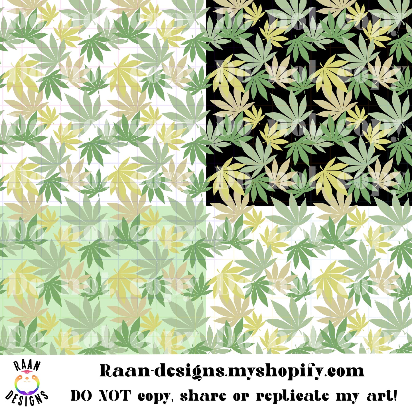 Weed Leaf Seamless