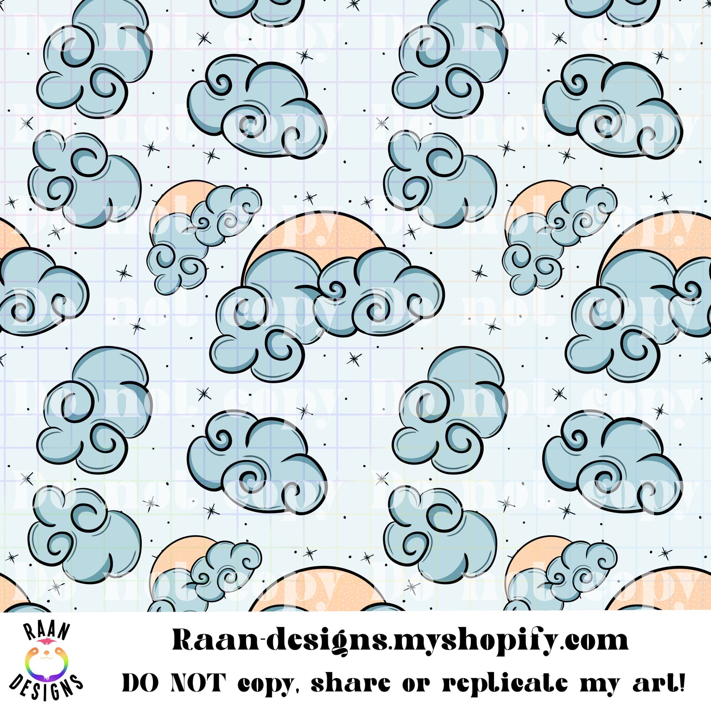 Sun Cloud Seamless