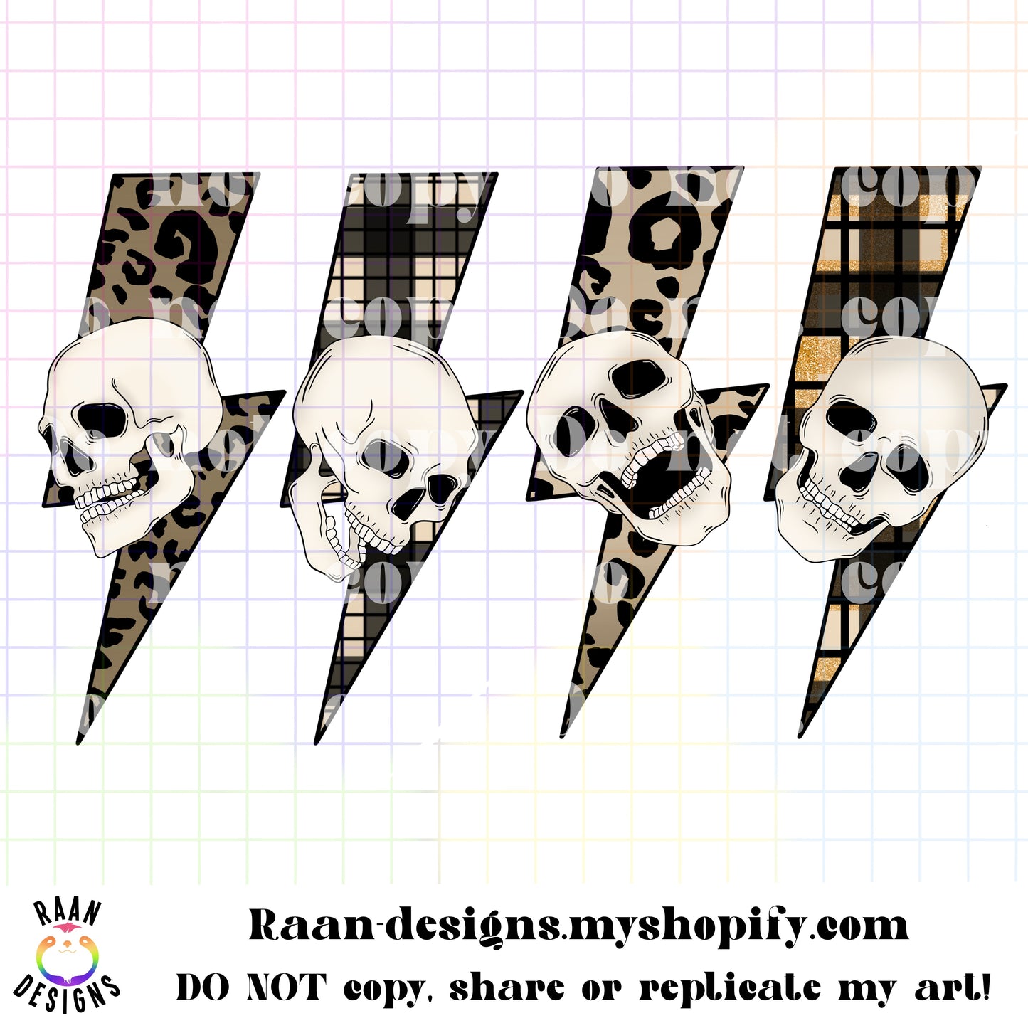 Leopard Skelly Lightening