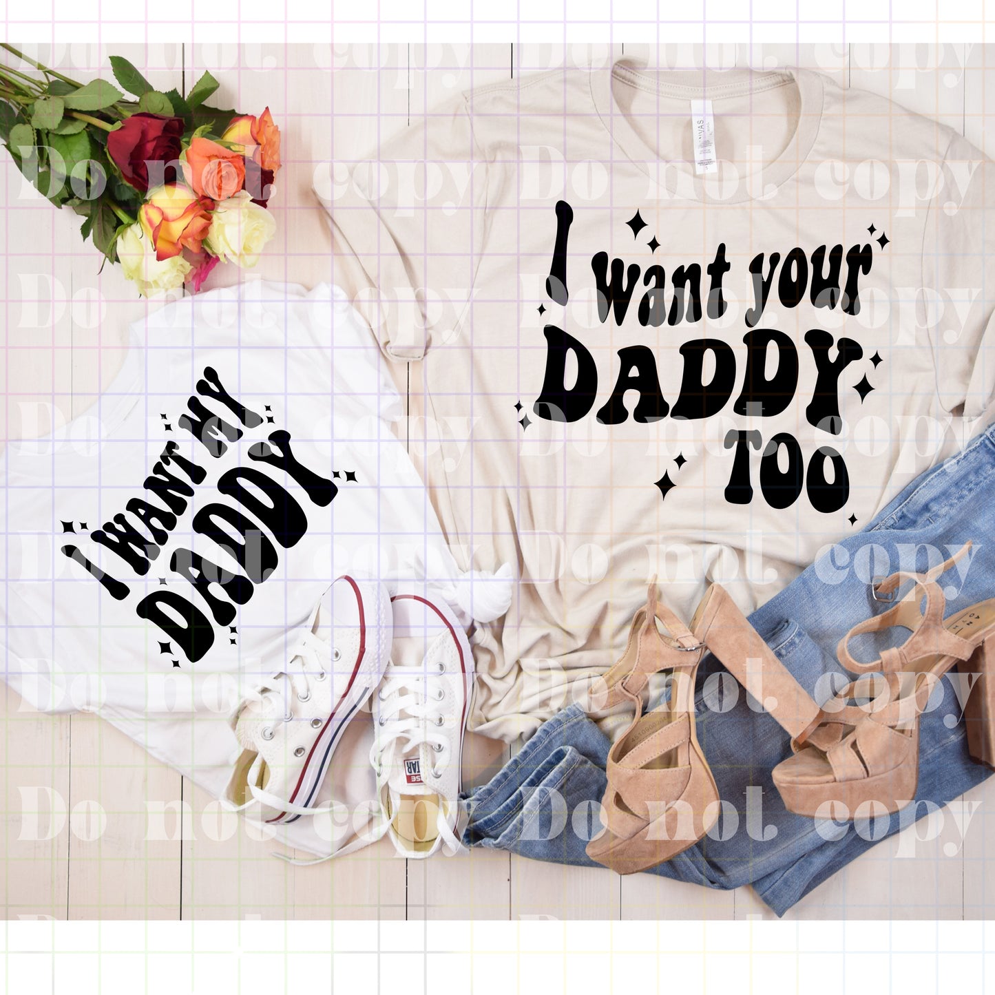 I Want Daddy- Mommy and Me Set