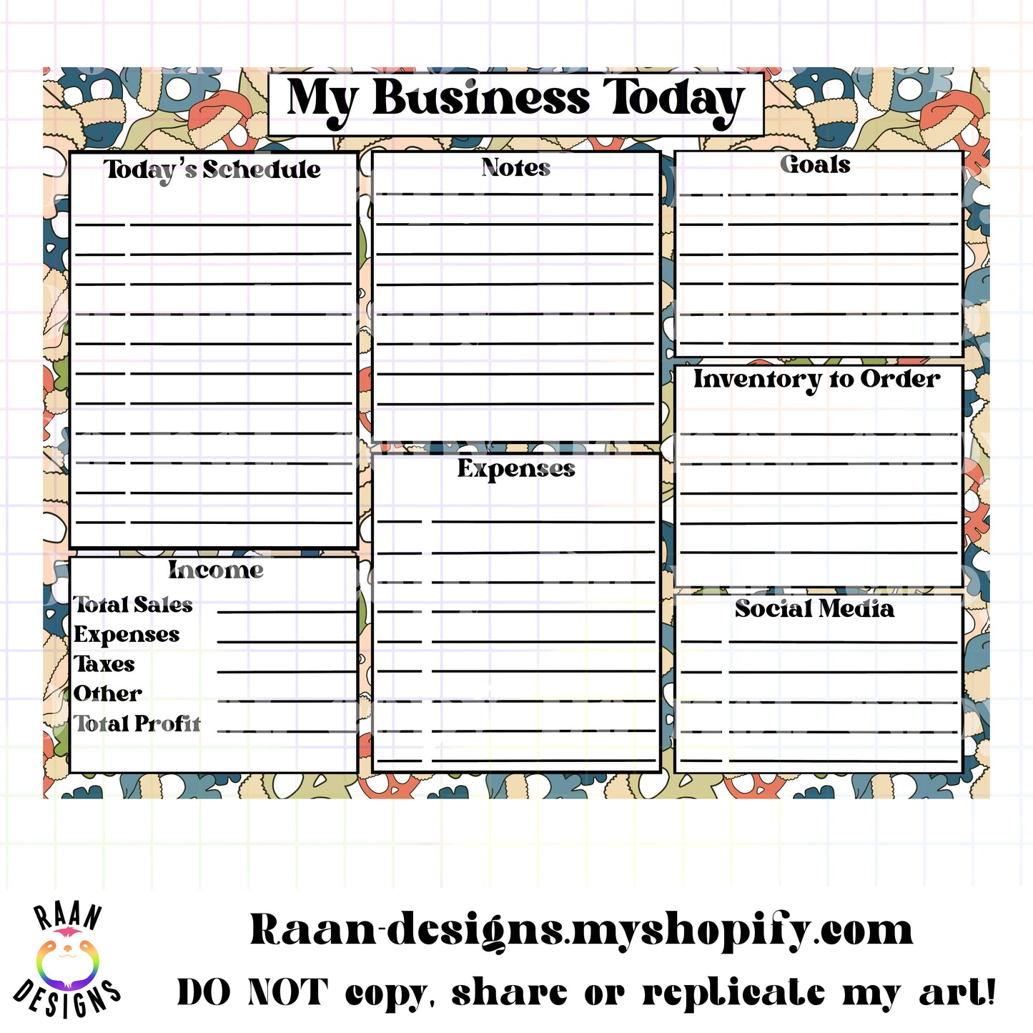 Santa Skelly Daily Business Tracker
