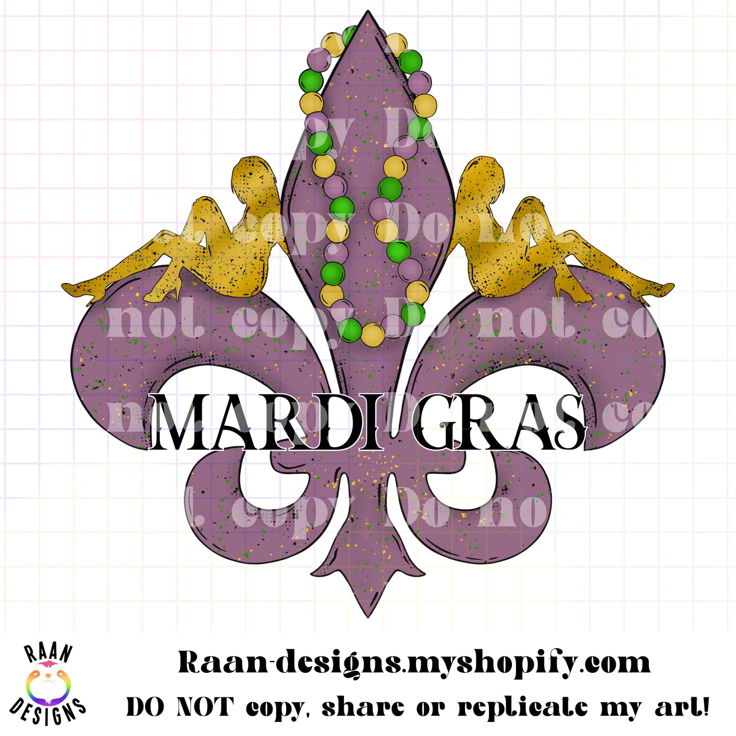 Mardi Gras Fluer De Lis Women