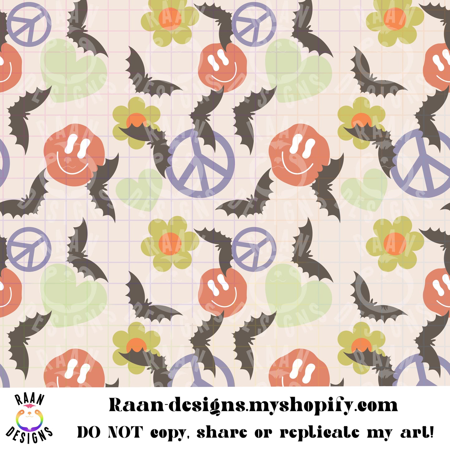Retro Halloween Seamless