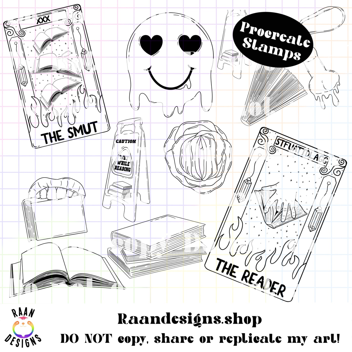 RAAN Smut Brushset-11 Procreate Stamp Set