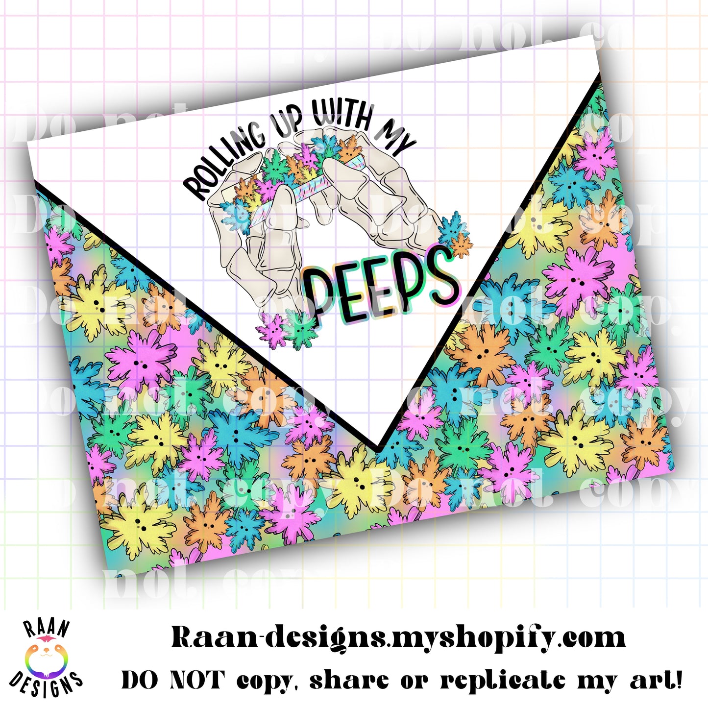 Rolling Up With My Peeps-Tumbler Wrap