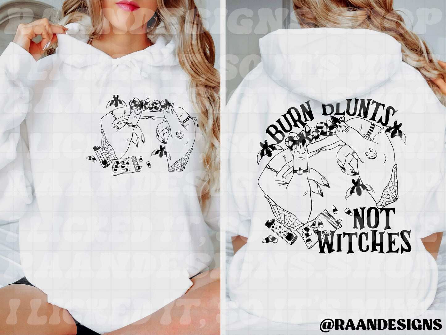 Burn Blunts Not Witches -Single Color