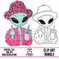 Alien Diva-Clipart Bundle