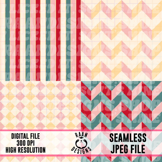 Pink Christmas Bundle-Seamless