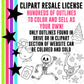 Clipart Reseller License-Lifetime