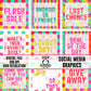 Bright Neon-Social Media Graphics
