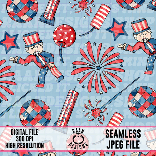 Uncle Sam Peace-Seamless