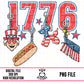 1776 Charms Fourth of July