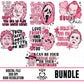Pink Snarky Horror Killers-Bundle
