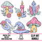 Witchy Cottagecore-Clipart Bundle