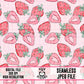 Pink Strawberry-Seamless Pattern