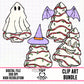 Halloween Tree Cakes-Clipart Bundle