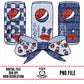 Blue Wild Cherry Pepsi Bow