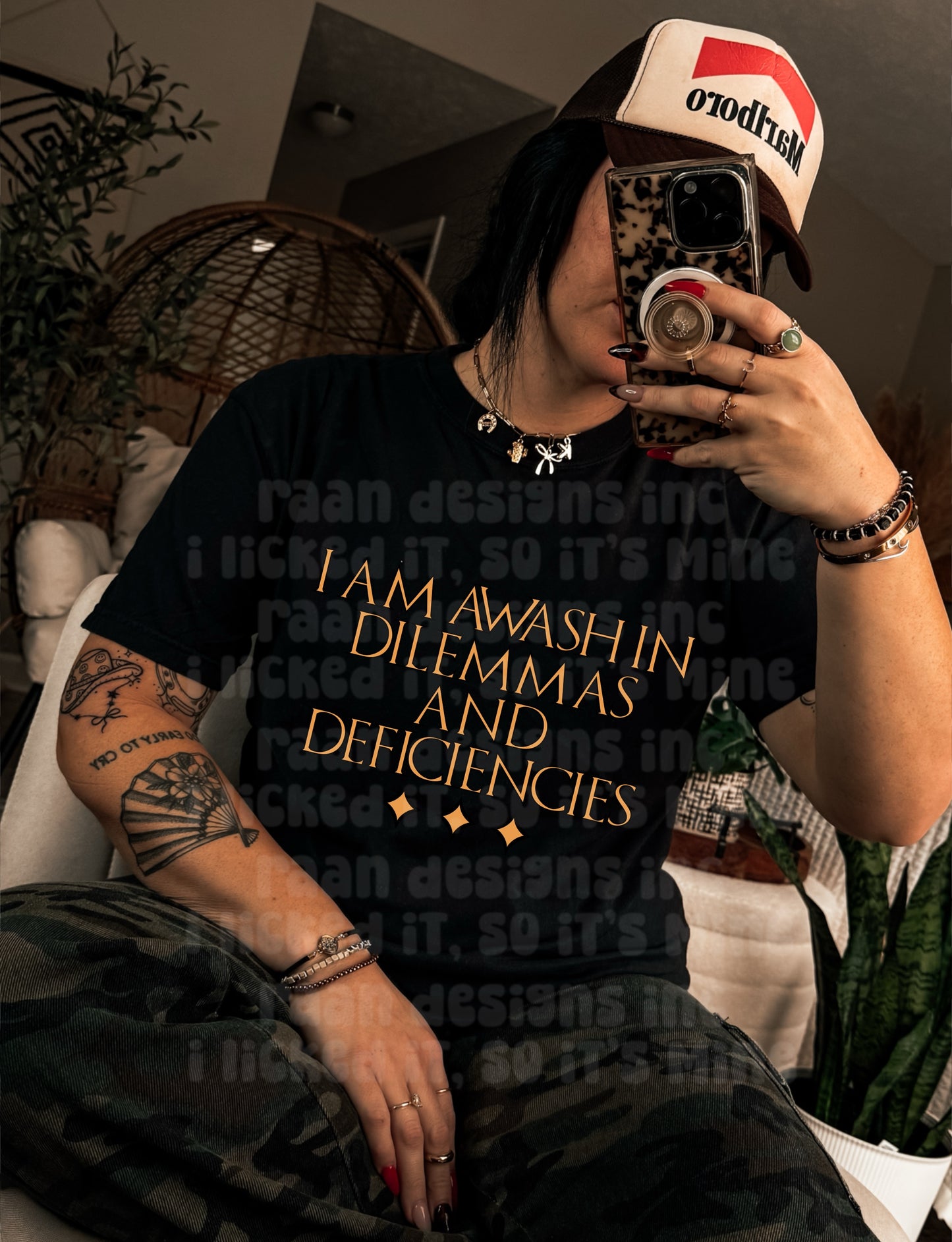I Am Awash In Dilemmas-Gold