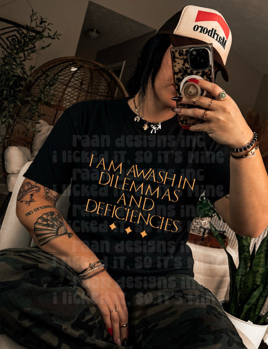 I Am Awash In Dilemmas-Gold