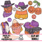Vintage Western Halloween-Clipart Bundle