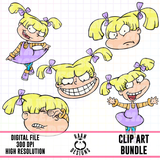 Angelica-Clipart Bundle