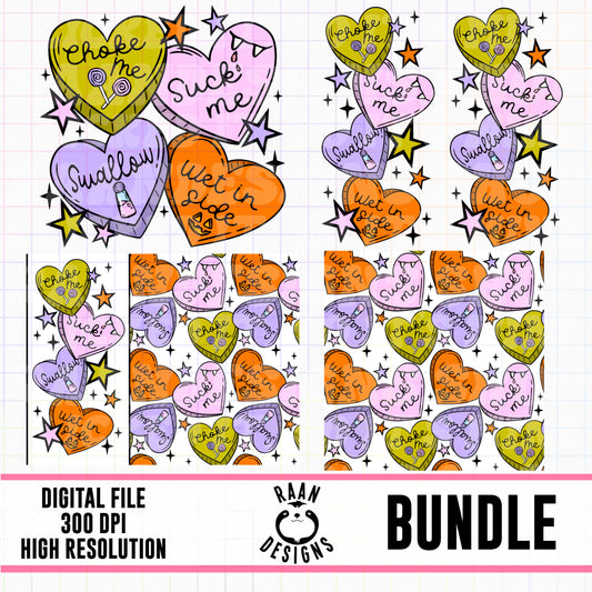 Naughty Halloween Hearts-Bunlde