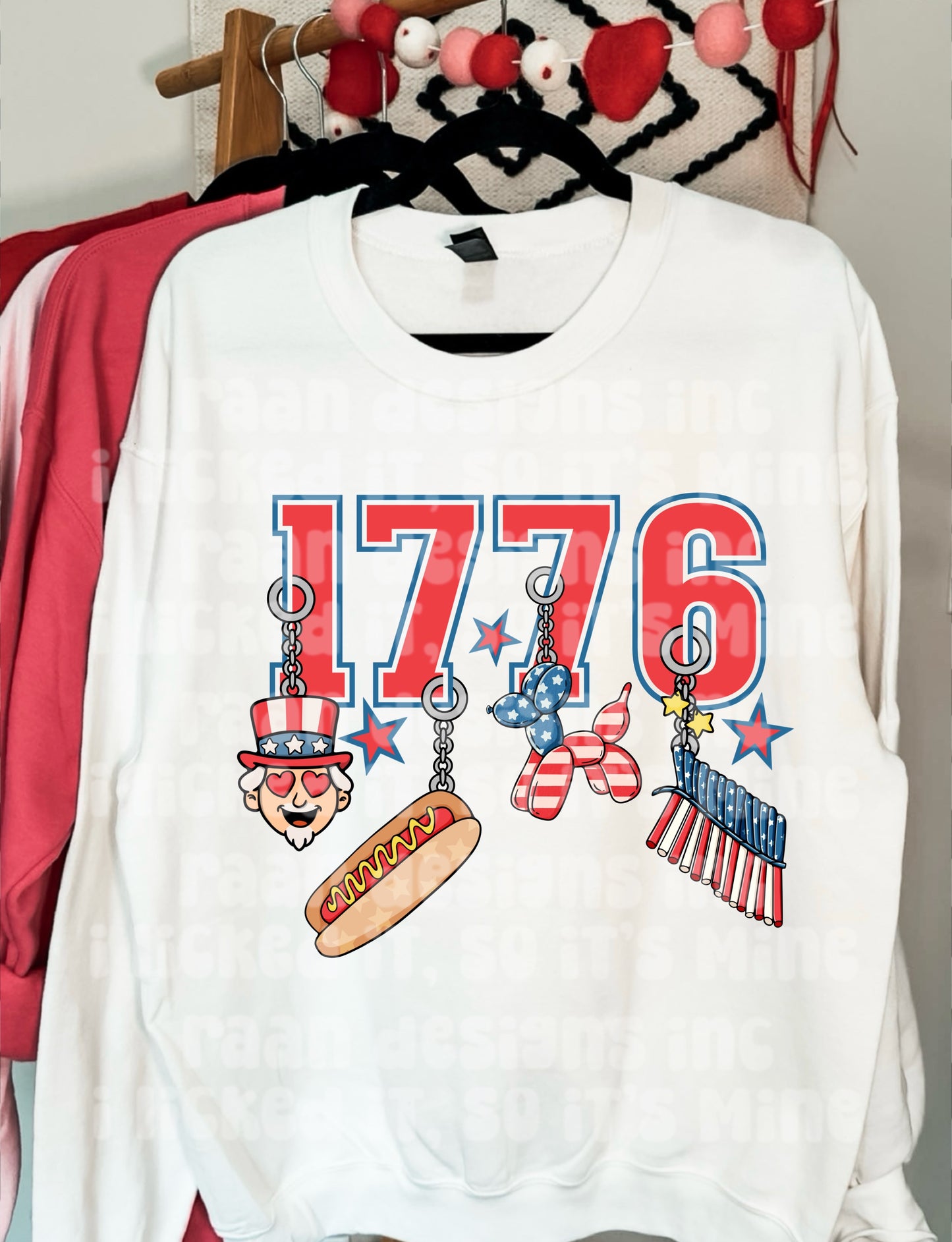1776 Charms Fourth of July