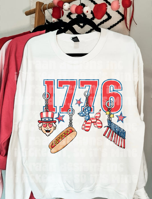 1776 Charms Fourth of July