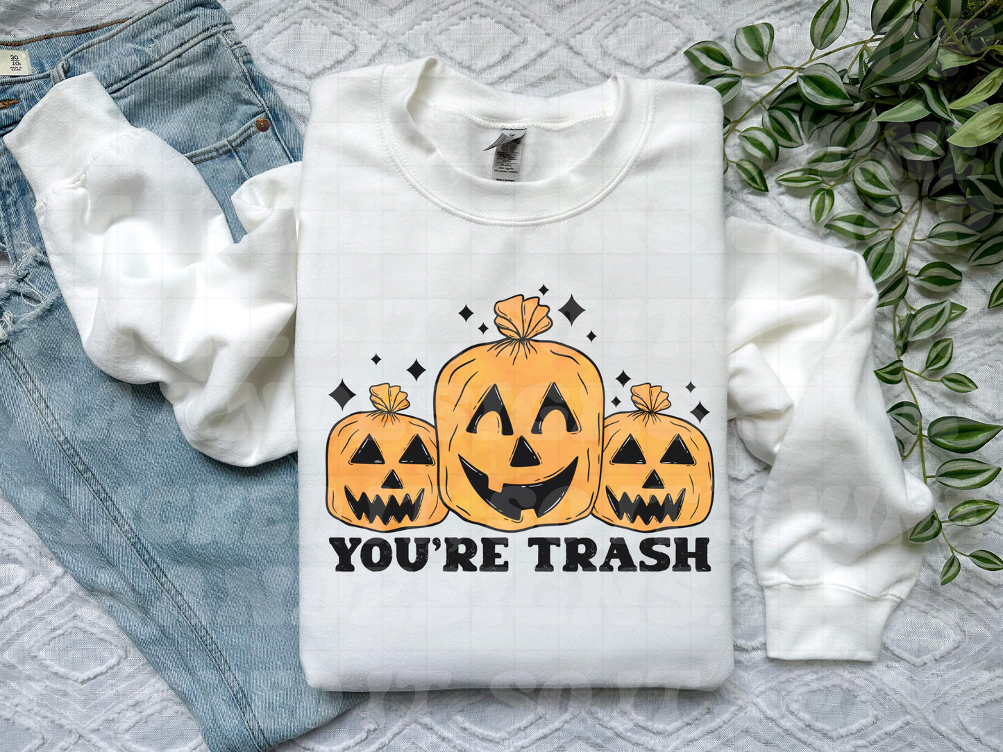 You’re Trash Pumpkin Bags