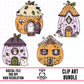Pumpkin Houses-Clipart Bundle