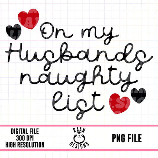 On My Husbands Naughty List