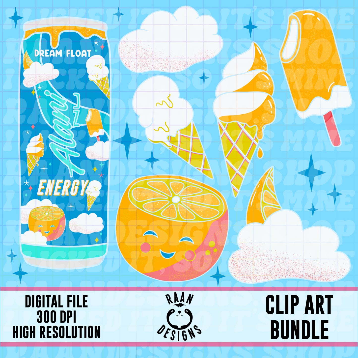 Alani Dream Float- Clipart Bundle