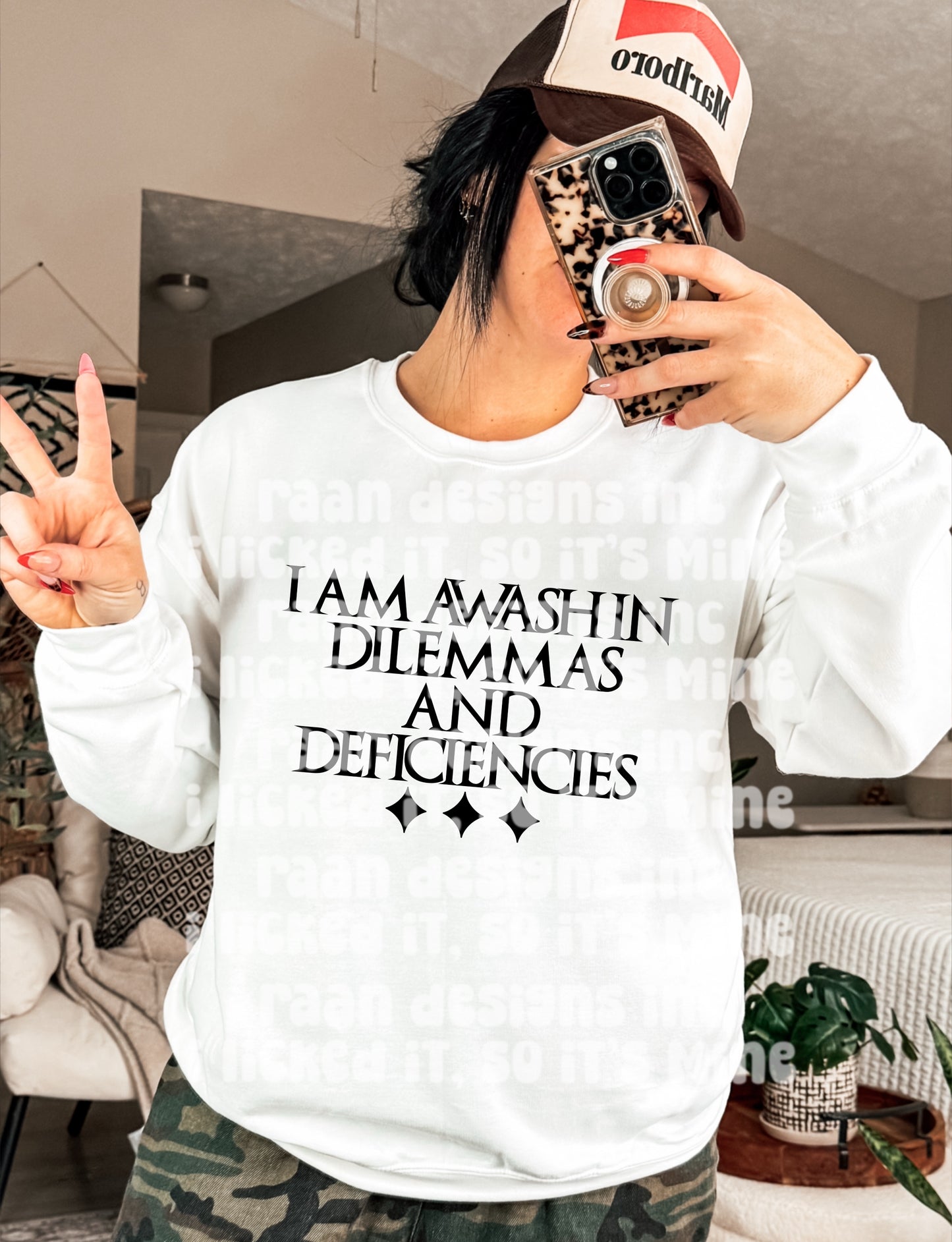 I Am Awash In Dilemmas-Black