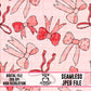 Valentine Bows-Seamless Pattern