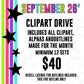 September 2026 Clipart Drive