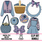 Pastel Blueberry Things-Clipart Bundle