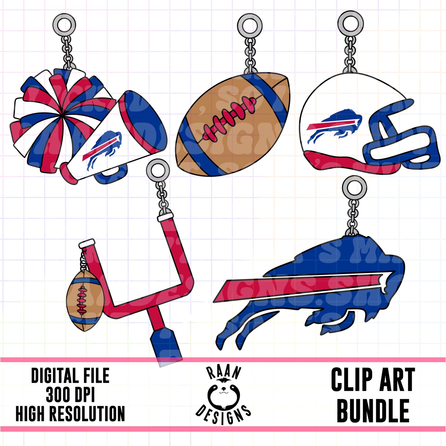 Chicago Bulls-Clipart Bundle
