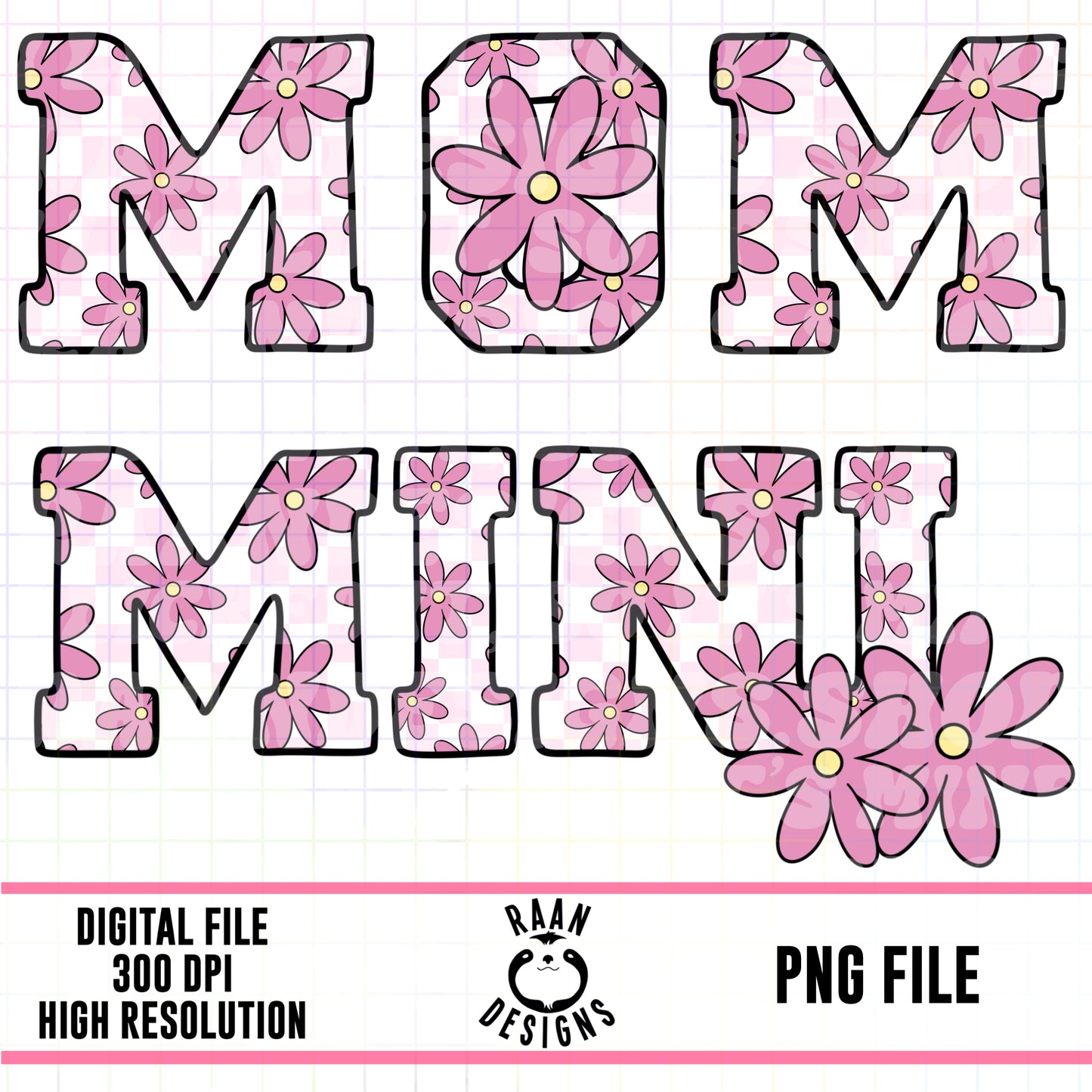 Mama and Mini Pink Floral