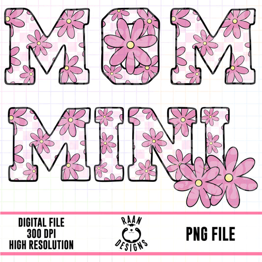 Mama and Mini Pink Floral