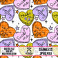 Naughty Halloween Hearts-Seamless