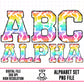 Rainbow Cow Alpha Set