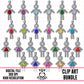 Mother’s Day Birthstone Charm-Clipart Bundle