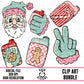 Santa Vapes-Clipart Bundle