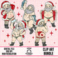 Stripper Santas-Clipart Bundle