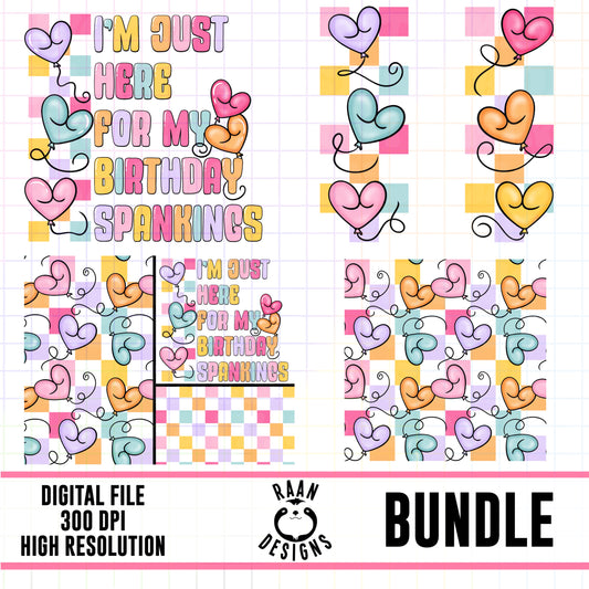 Just Here For My Birthday Spankings-Bundle